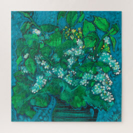 Vogelkers Bloesem Bloeit Bloemstuk Pastel Schilder Legpuzzel