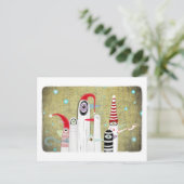 VogelkerstBriefkaart Feestdagenkaart (Staand voorkant)