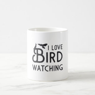 Vogelkijken Ik hou van vogelkijken Vogel Koffiemok