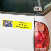 Vogelkijker Rem Bumpersticker (Op Truck)
