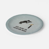 Vogelkijker & verrekijker - zijn naam of grappige  papieren bordje (Gekanteld)