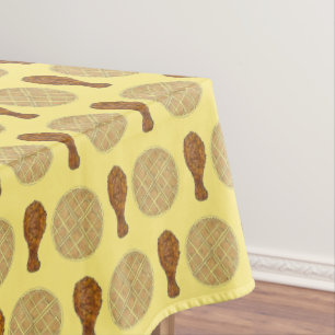 Vogelkip en waffles Southern Soul Food Tafelkleed