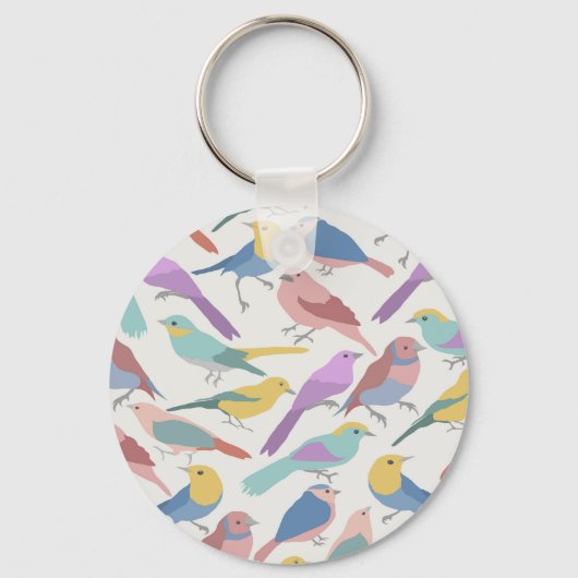 Vogelkleur Sleutelhanger (Achterkant)