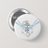 vogelknop ronde button 5,7 cm (Voorkant /achterkant)