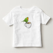 Vogelkoffie Cup Kinder Shirts (Voorkant)