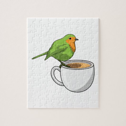 Vogelkoffie Cup Legpuzzel (Verticaal)