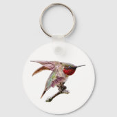 Vogelkolibries Sleutelhanger (Achterkant)