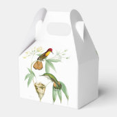 Vogelkolibries Wildlife Nest Dierlijke Bloemen Bedankdoosjes (Achterkant)