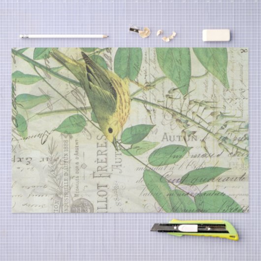  vogelkolonieweefsel tissuepapier (Craft)