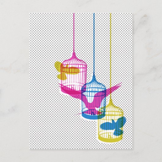 Vogelkooi Escape Briefkaart (Voorkant)