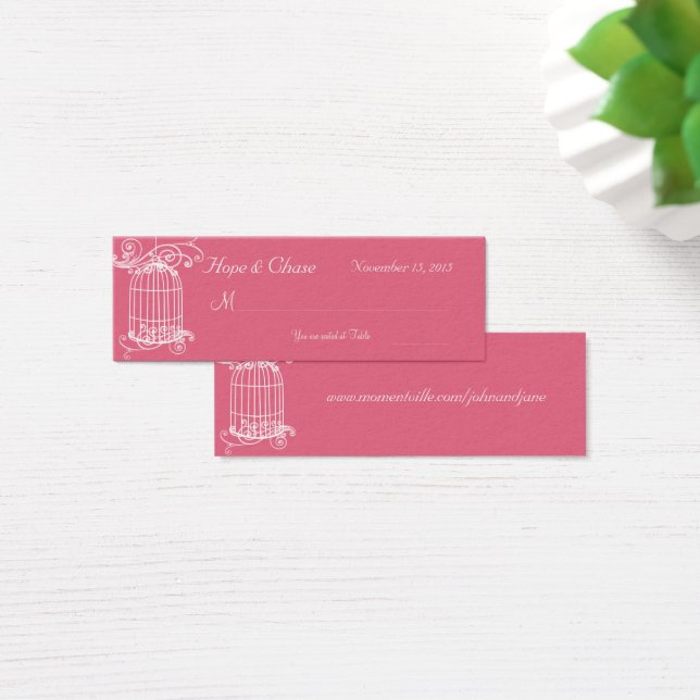  vogelkooi Honeysuckle Place Kards Mini Visitekaartjes (Bureau)