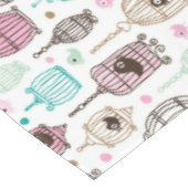 vogelkooi houdt van kinder achtergrondpatroon tafelkleed (Gekanteld)