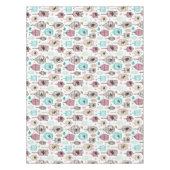 vogelkooi houdt van kinder achtergrondpatroon tafelkleed (Voorkant)