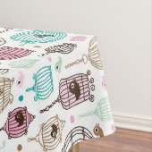 vogelkooi houdt van kinder achtergrondpatroon tafelkleed (Voorbeeld)