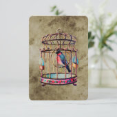  vogelkooi kaart (Staand voorkant)