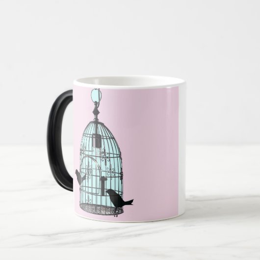  vogelkooi mok met monogram (Voorkant links)