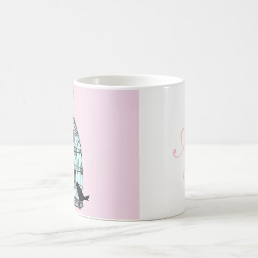  vogelkooi mok met monogram (Center)