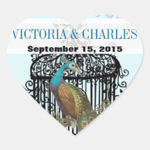 vogelkooi Musical Love Bird Aqua Weddings