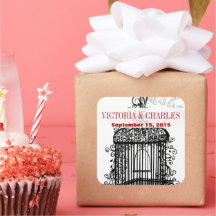 vogelkooi Musical Love Bird Aqua Weddings