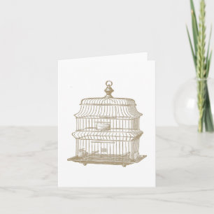 Vogelkooi...notecard Kaart