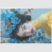  Vogelkooi Pet Bloemen Decoupage Tissuepapier (Voorkant)