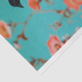  Vogelkooi Pet Bloemen Decoupage Tissuepapier (Detail)