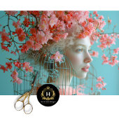 Vogelkooi Pet Bloemen Decoupage Tissuepapier