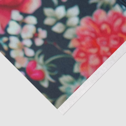 Vogelkooi Pet Bloemen Decoupage Tissuepapier (Detail)