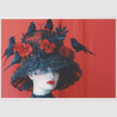 Vogelkooi Pet Bloemen Decoupage Tissuepapier (Voorkant)