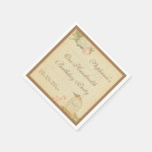  Vogelkooi & Rozen 100ste Verjaardag Servetten (Hoek)