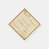  Vogelkooi & Rozen 95ste Verjaardag Servet (Hoek)