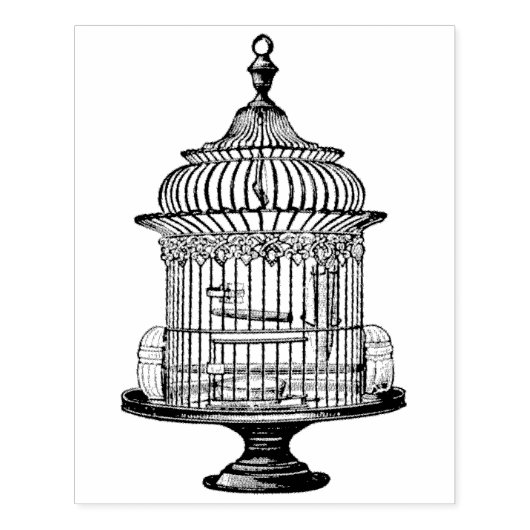  vogelkooi Rubber Kunststempel Rubberstempel (Afrduk)