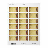  vogelkooi stempel. etiket (Full Sheet)