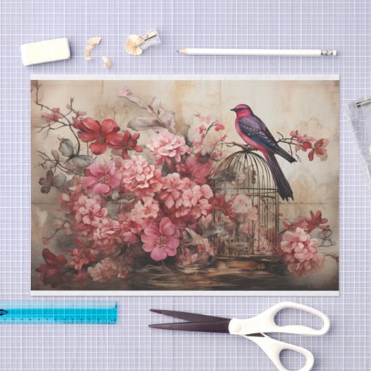 Vogelkooi Vlinders & Vogels Decoupage Tissuepapier (Craft)