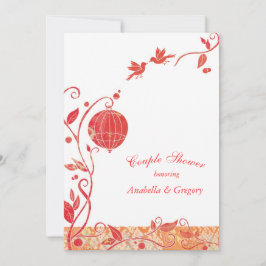 Vogelkooi Vogels Trouwpaar Douche Kaart