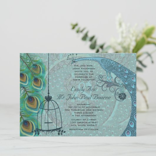  Vogelkooi voor voetgangers uitnodiging voor het b (Staand voorkant)