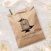  vogelkooi Wedding Favor Bag Bedankzakje (Geknipt)