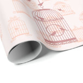 Vogelkooien Cadeaupapier (Rol Hoek)