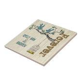 Vogelkooien Hout Graanboom Forever Jubileum Tegeltje (Zijkant)