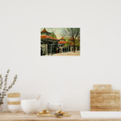 Vogelkooien in dierentuin, Cincinnati, OH  Poster (Keuken)