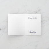 Vogelkooien met elachtige Antieke die er uitzien H Bedankkaart (Binnen)