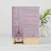  vogelkooien Oogplant Wedding-uitvindingen Kaart (Staand voorkant)