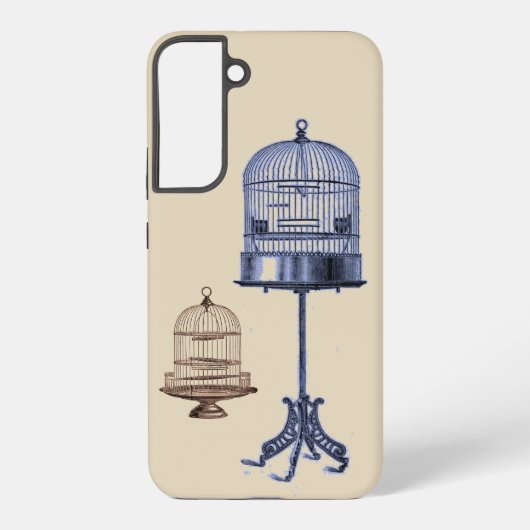 vogelkooien samsung galaxy hoesje (Achterkant)