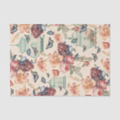  vogelkooien, vlinders & bloemdecoratie tissuepapier (Voorkant)