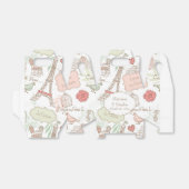 Vogelkooien voor Tortelduifjes in de giffeltoren i Bedankdoosjes (Uitgevouwen)