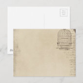 vogelkooisscript briefkaart (Voorkant / Achterkant)