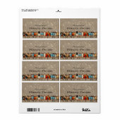  vogelkookplaat etiket (Full Sheet)