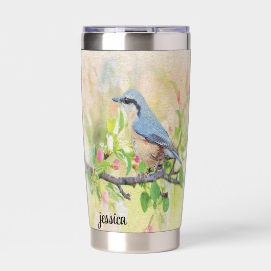Vogelkoorts Geïsoleerde Drinkbeker (Voorkant)