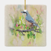 Vogelkoorts Keramisch Ornament (Achterkant)