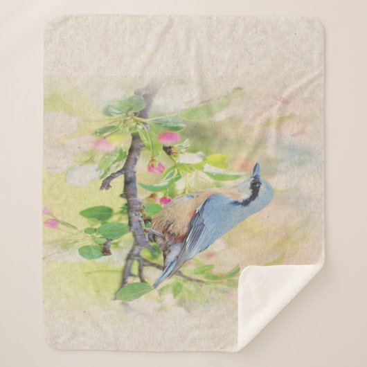 Vogelkoorts Sherpa Deken (Voorkant)